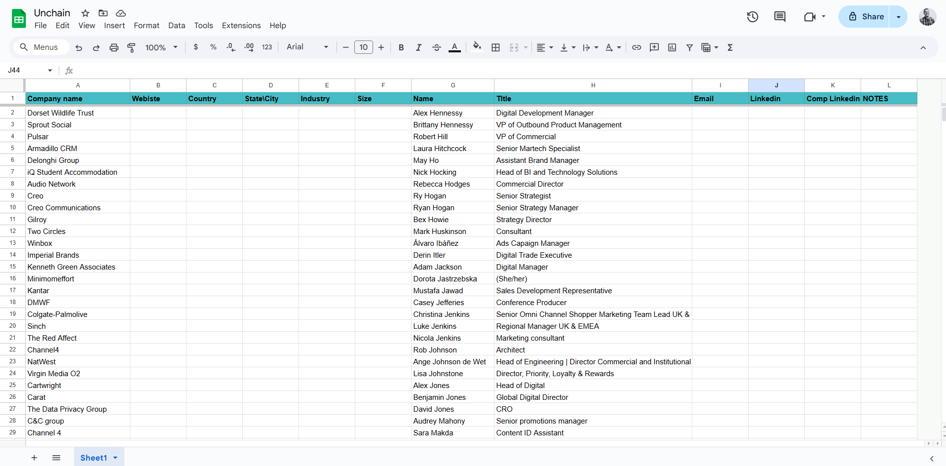 Event Research Screenshot 2